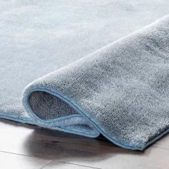 Kirklands Home Area Rugs|Whitlow Shag Washable Area Rug, 6x9 Blue