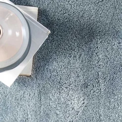 Kirklands Home Area Rugs|Whitlow Shag Washable Area Rug, 6x9 Blue