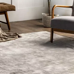 Kirklands Home Area Rugs|Whitlow Shag Washable Area Rug, 5x8 Gray