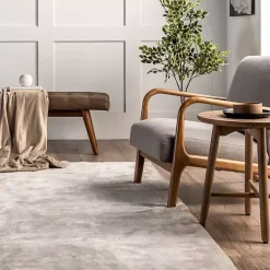 Kirklands Home Area Rugs|Whitlow Shag Washable Area Rug, 6x9 Gray