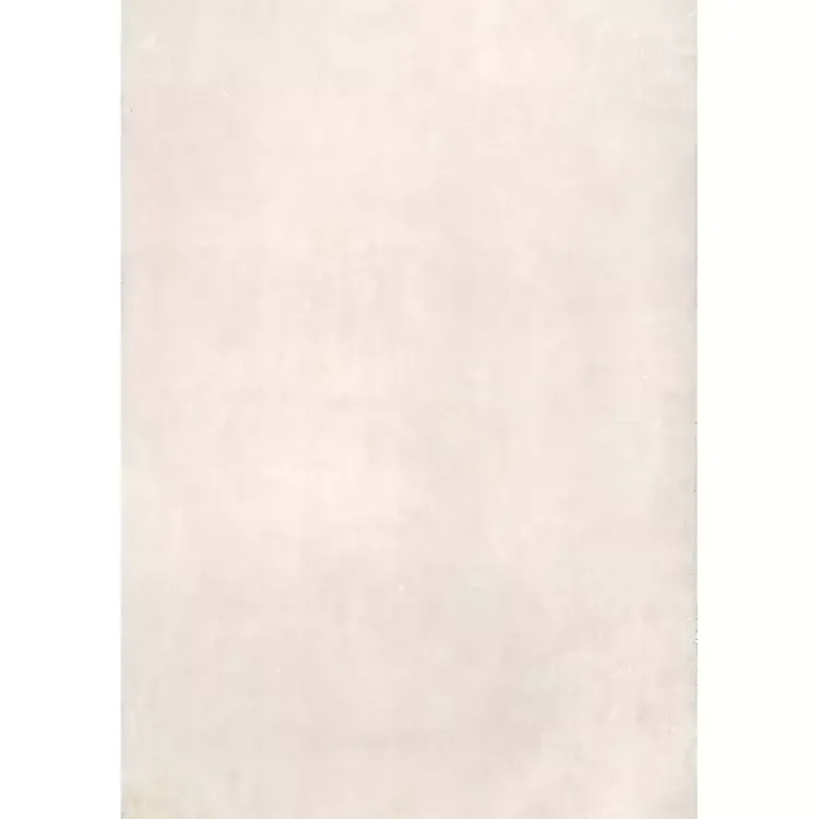 Kirklands Home Area Rugs|Whitlow Shag Washable Area Rug, 6x9 Ivory