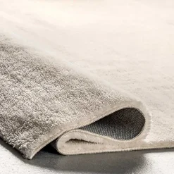 Kirklands Home Area Rugs|Whitlow Shag Washable Area Rug, 6x9 Ivory