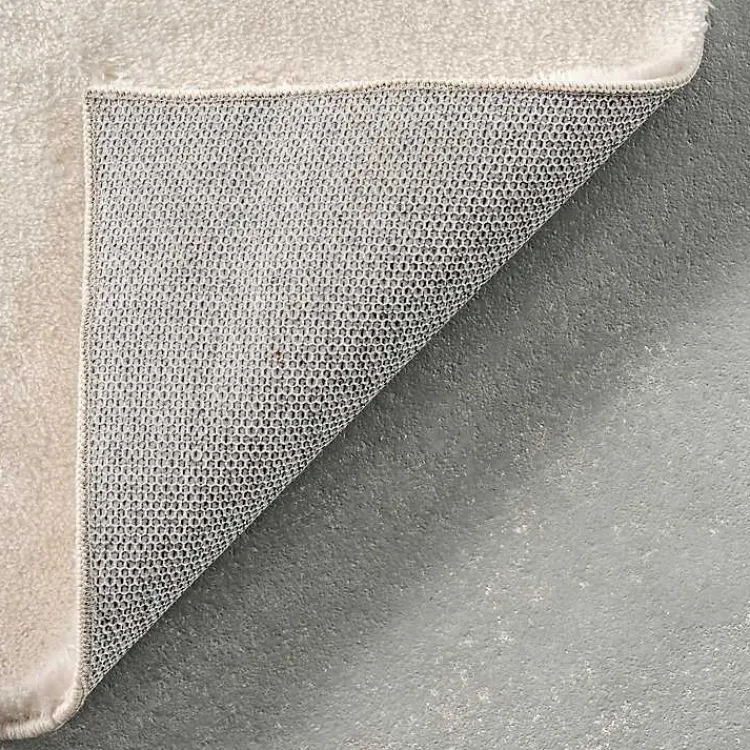 Kirklands Home Area Rugs|Whitlow Shag Washable Area Rug, 6x9 Ivory