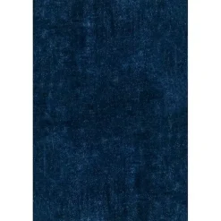 Kirklands Home Area Rugs|Whitlow Navy Shag Washable Area Rug, 8x10 Blue