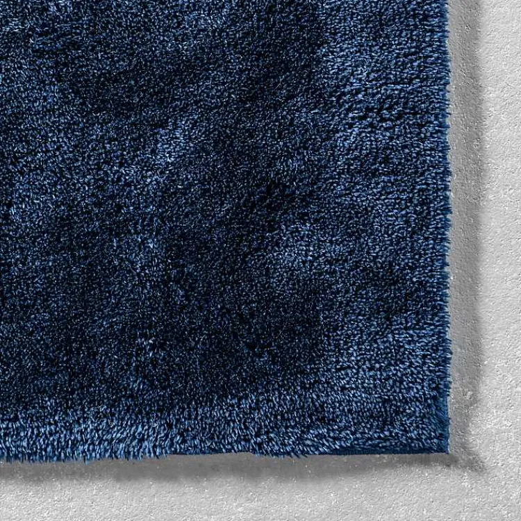 Kirklands Home Area Rugs|Whitlow Navy Shag Washable Area Rug, 8x10 Blue