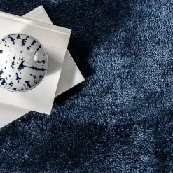 Kirklands Home Area Rugs|Whitlow Navy Shag Washable Area Rug, 8x10 Blue