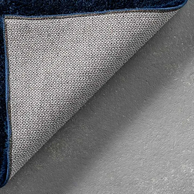 Kirklands Home Area Rugs|Whitlow Navy Shag Washable Area Rug, 8x10 Blue