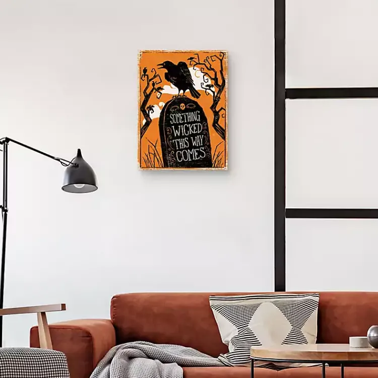 Sale Wicked III Halloween Canvas Art Print Halloween