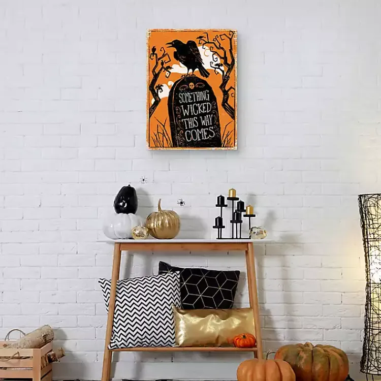 Sale Wicked III Halloween Canvas Art Print Halloween