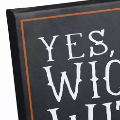 Sale Wicked Witch Lives Here Canvas Art Print Halloween