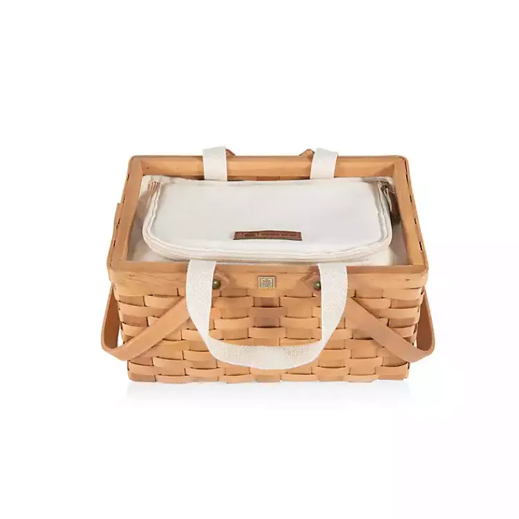 Kirklands Home Serving & Entertaining|Wicker Picnic Basket with Removable Cooler