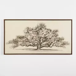 Kirklands Home Canvas Art|Wide Oak Tree Framed Art Print