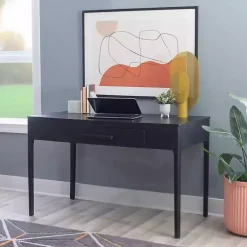 Kirklands Home Office Furniture|Wilcox Desk Black