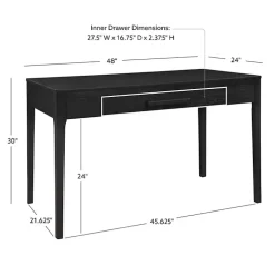 Kirklands Home Office Furniture|Wilcox Desk Black