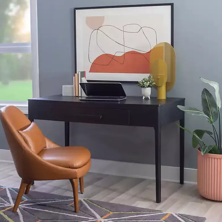 Kirklands Home Office Furniture|Wilcox Desk Black