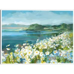 Kirklands Home Canvas Art|Wild Daisy Bay Framed Canvas Art Print