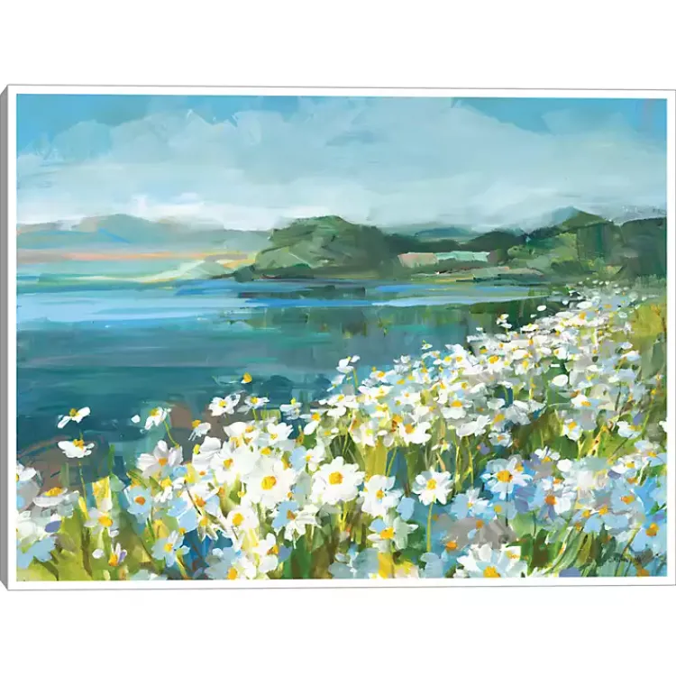 Kirklands Home Canvas Art|Wild Daisy Bay Framed Canvas Art Print