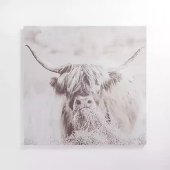 Kirklands Home Canvas Art|Wild Highland Cow Canvas Art Print