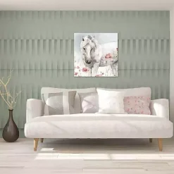 Kirklands Home Canvas Art|Wild Horses V Canvas Art Print White