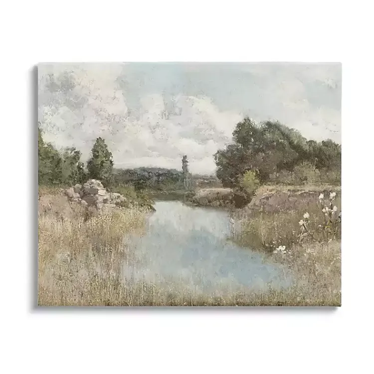 Kirklands Home Canvas Art|Wilderness Stream Canvas Art Print, 48x36 in.