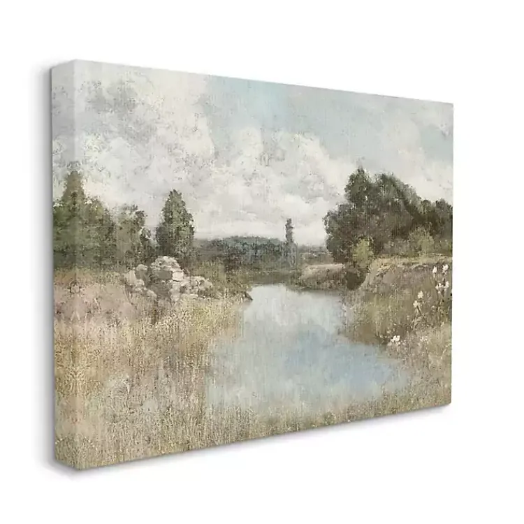 Kirklands Home Canvas Art|Wilderness Stream Canvas Art Print, 48x36 in.