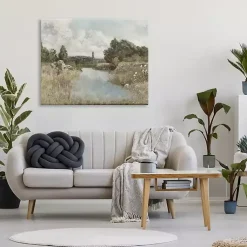 Kirklands Home Canvas Art|Wilderness Stream Canvas Art Print, 48x36 in.