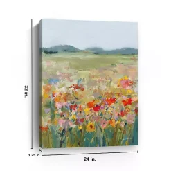 Kirklands Home Canvas Art|Wildflower Meadow Canvas Art Print