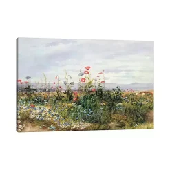 Kirklands Home Canvas Art|Wildflower With a View Canvas Art Print Multicolor