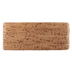 Kirklands Home Benches & Ottomans|Wiley Woven Hyacinth Bench with White Base