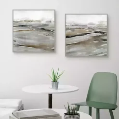 Kirklands Home Framed Art|Windblown Sands Framed Canvas Art Prints, Set of 2