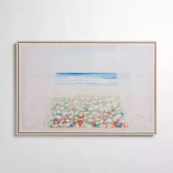 Kirklands Home Canvas Art|Window with a Beach View Framed Canvas Art Print