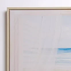 Kirklands Home Canvas Art|Window with a Beach View Framed Canvas Art Print