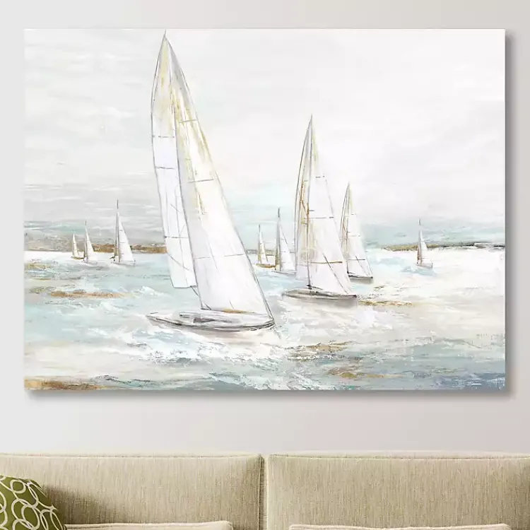Kirklands Home Canvas Art|Windswept Sails I Canvas Art Print