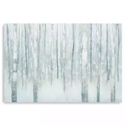 Kirklands Home Canvas Art|Winter Blue Birch Canvas Art Print, 60x40 in.