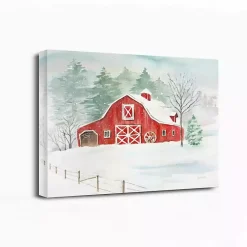 New Winter Farmhouse Canvas Art Print Christmas Art & Wall Decor