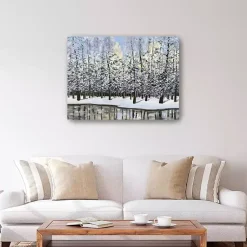 Outlet Winter Forest Landscape Canvas Art Print Christmas Art & Wall Decor