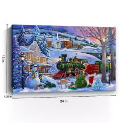 New Winter Wonderland Canvas Art Print, 16x24 Christmas Art & Wall Decor