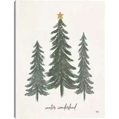 Discount Winter Wonderland Christmas Trees Wall Art Print Christmas Art & Wall Decor