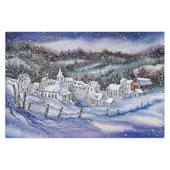 New Winter Wonderland Village Canvas Art Print Christmas Art & Wall Decor