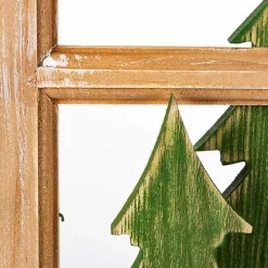 Sale Winter Wonderland Window Frame Wall Plaque Christmas Art & Wall Decor