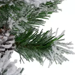 Clearance Wintergreen Flocked Pinecone Garland, 108 in. Arrangements & Greenery