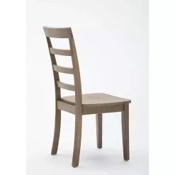 Kirklands Home Dining Chairs|Wire Brushed Natural Dining Chairs, Set of 2 Brown