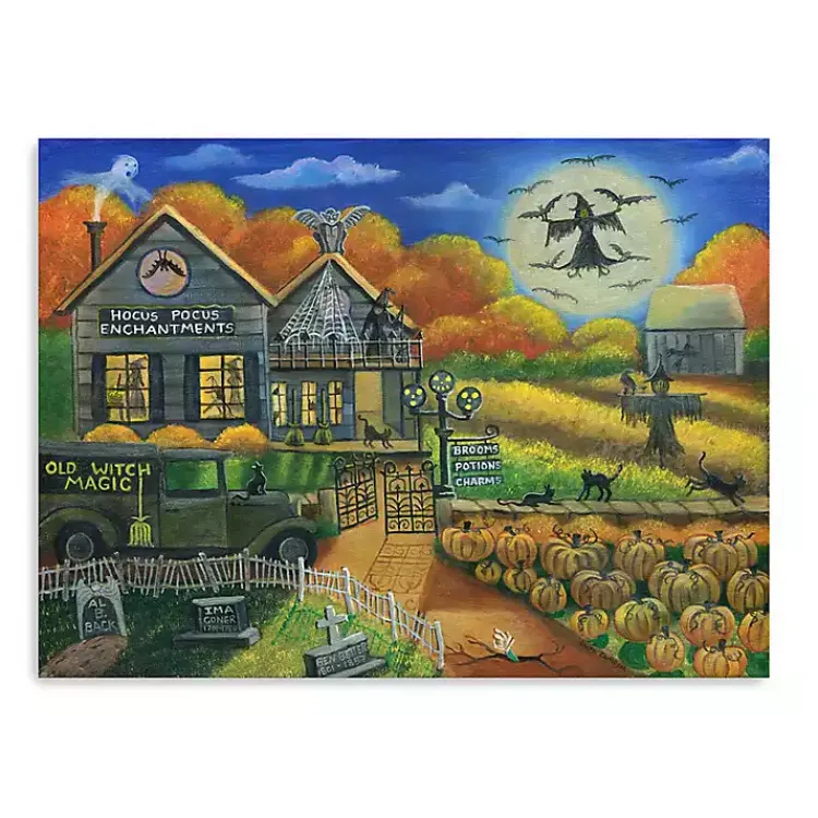 New Witch Magic Canvas Art Print, 30x40 Halloween
