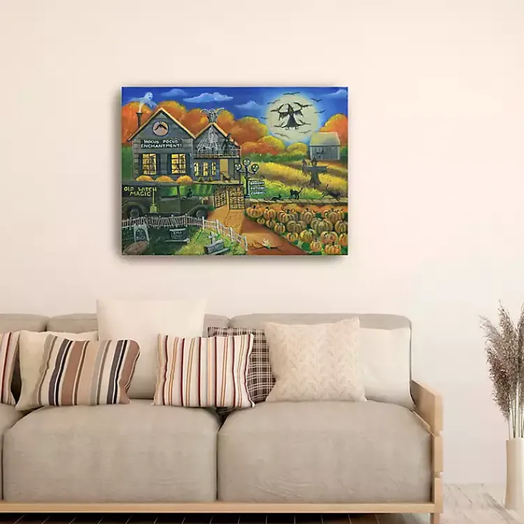 New Witch Magic Canvas Art Print, 30x40 Halloween