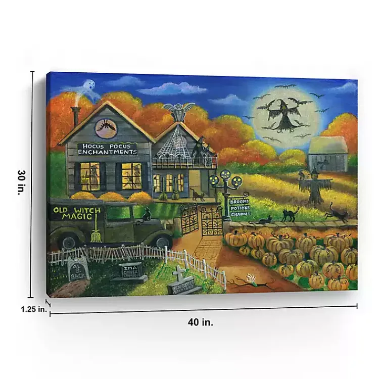 New Witch Magic Canvas Art Print, 30x40 Halloween