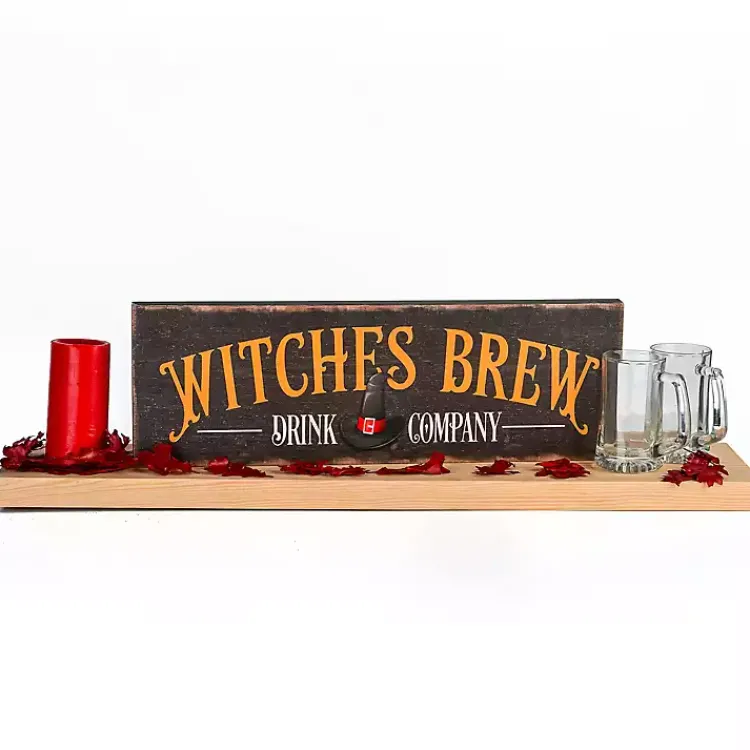 Best Witches Brew Wood Wall Sign Halloween