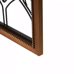 Kirklands Home Wall Plaques|Wood and Metal Wire Wall Plaques, Set of 2