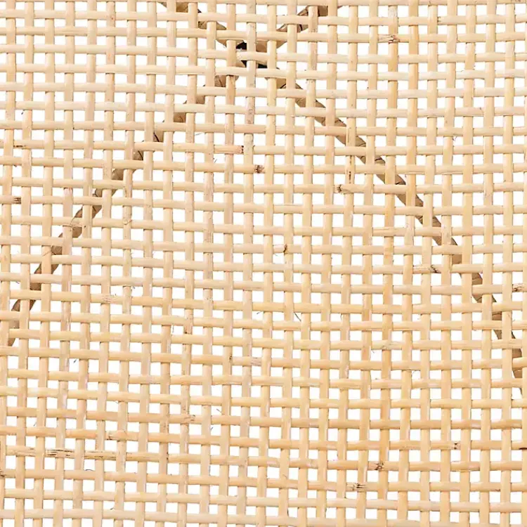 Kirklands Home Dining Chairs|Wood and Rat Flared Dining Chairs, Set of 2 Tan