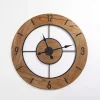 Kirklands Home Clocks|Wood Open Face Wall Clock