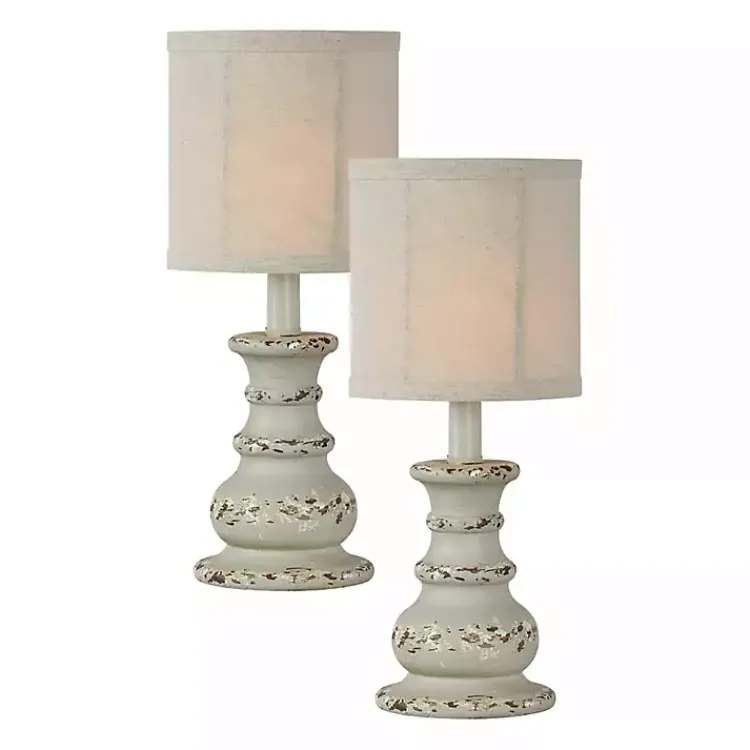 Kirklands Home Table Lamps|Woodlawn Blue Betty Mini Table Lamps, Set of 2